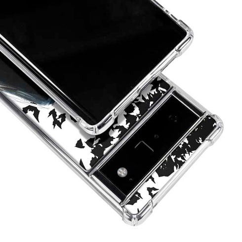 DC Comics Batman Holding batarang Art Google Pixel 6 Clear Case